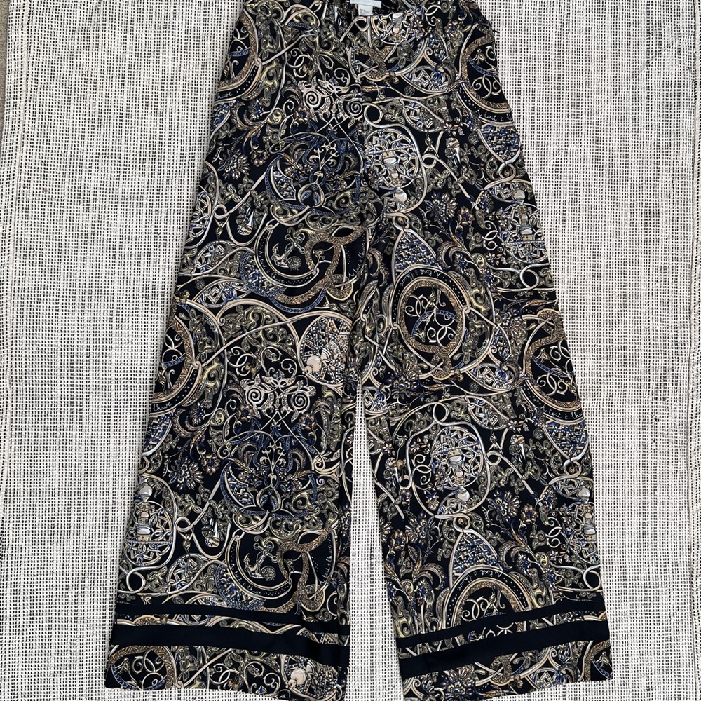 H&M Beautiful Pattern Wide Leg Trousers